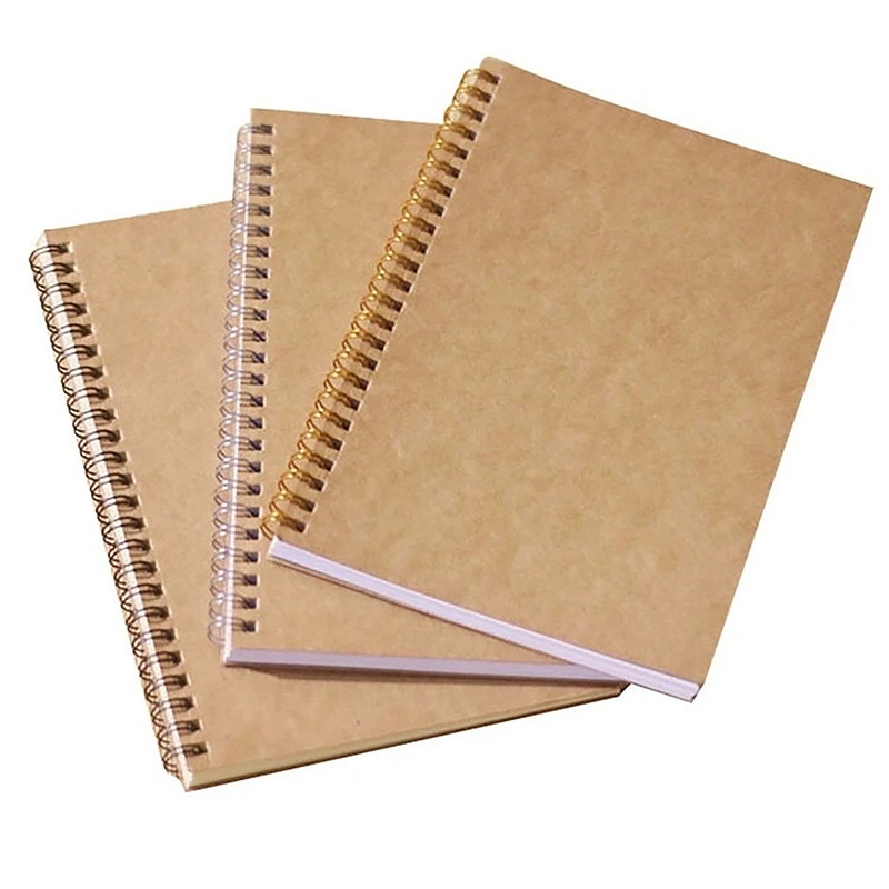 Sổ bìa giấy kraft xoắn ốc thân thiện với môi trường A5